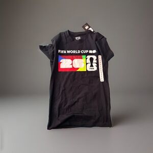 NWT FIFA World Cup 2026 100% Cotton T-Shirt Black Size Small